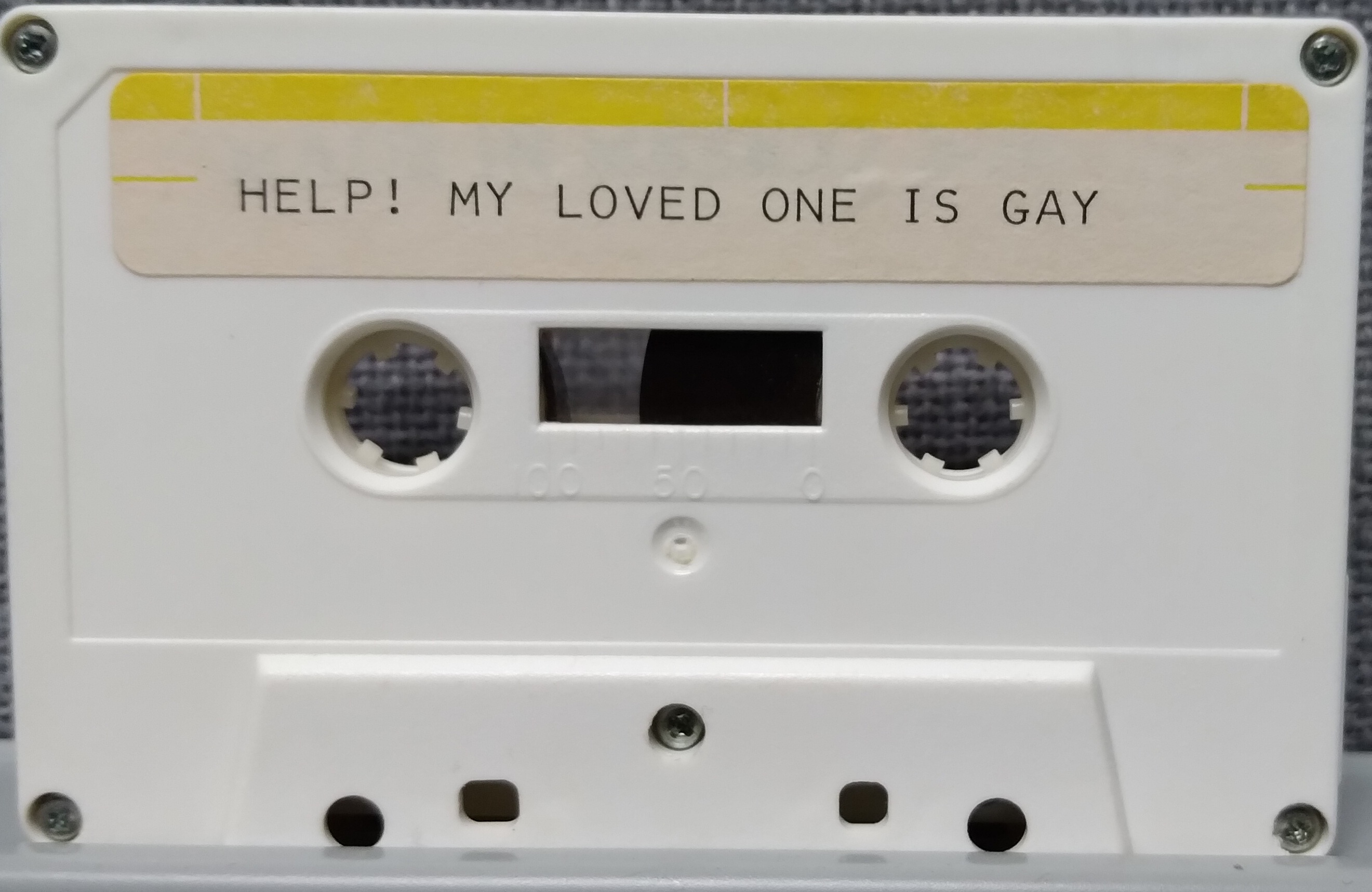 My loved one is gay tape