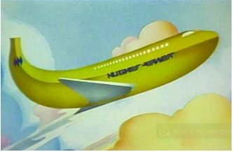 Hughes Air West top banana, June 11, 1976