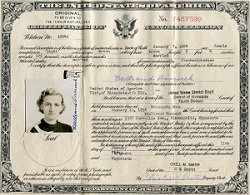 Certificate of Naturalization: Edeltraud Vnoucek