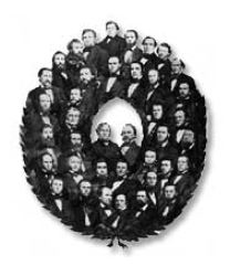 Minnesota Senate with Governors Alexander Ramsey and Henry H. Sibley