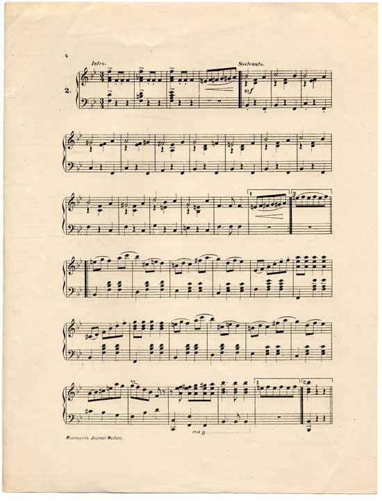 Page 4 of  The Minneapolis Journal Waltzes