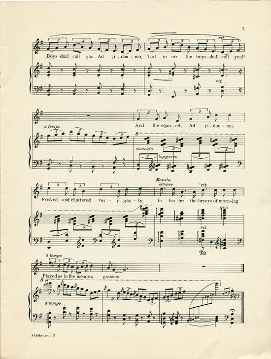 Page 7 of  Hiawatha songs, Op. 10