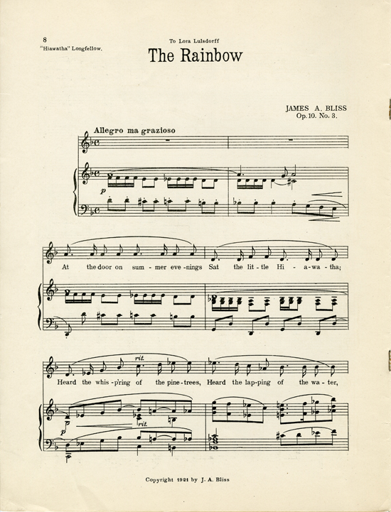 Page 8 of  Hiawatha songs, Op. 10