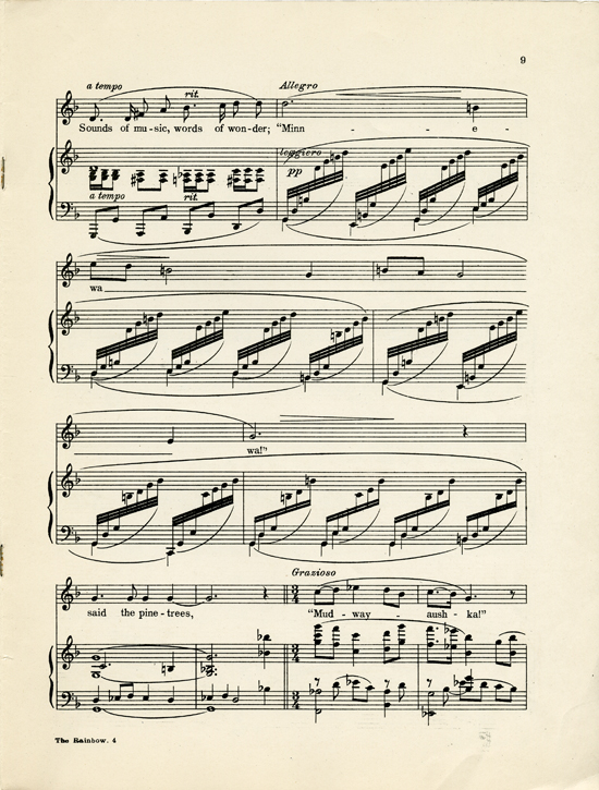 Page 9 of  Hiawatha songs, Op. 10