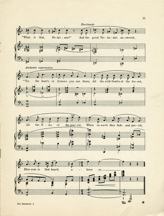 Page 11 of  Hiawatha songs, Op. 10