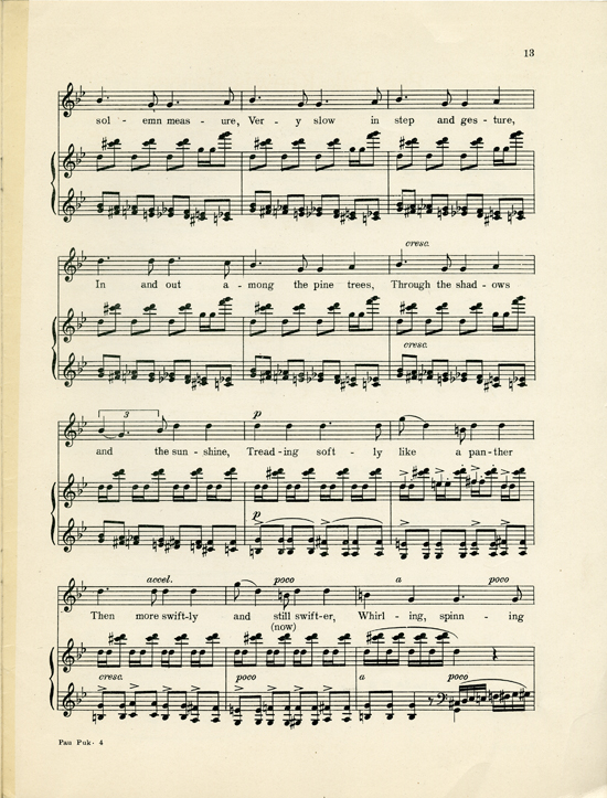Page 13 of  Hiawatha songs, Op. 10