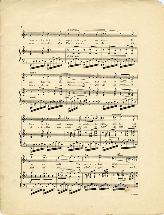 Page 6 of  The brownie king (Der Gnomen Fürst) : song for medium voice