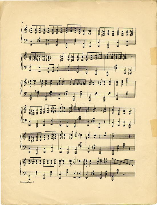 Page 4 of  Snappy rag : a ragged twostep