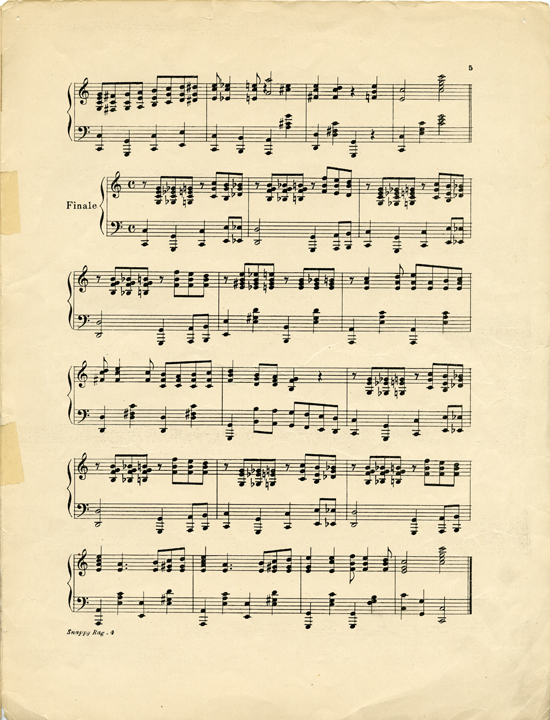 Page 5 of  Snappy rag : a ragged twostep