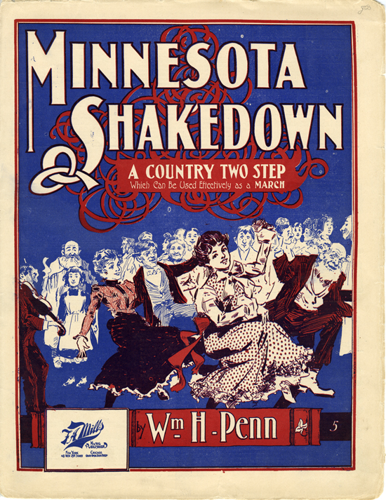 Front cover of  Minnesota shake-down : march and two step