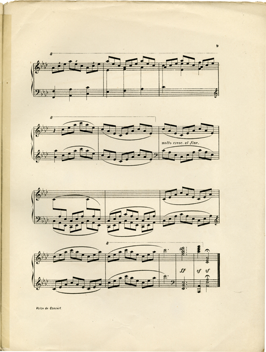 Page 9 of  Valse de concert in A flat
