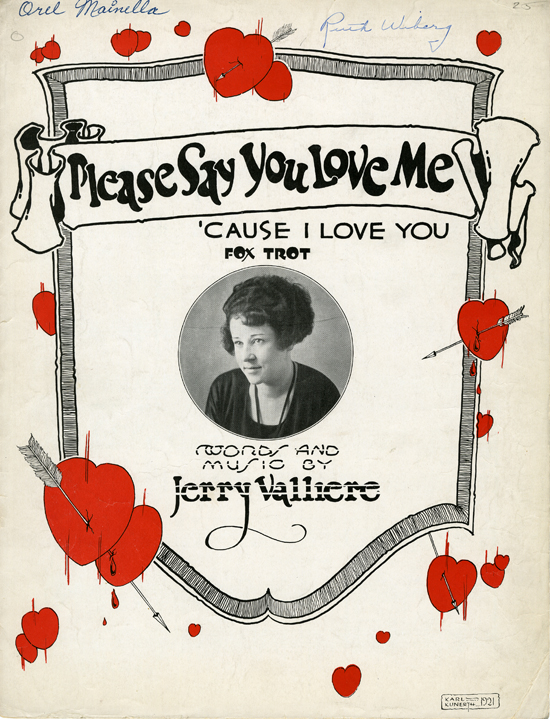Front cover of  Please say you love me ('cause I love you) : fox trot