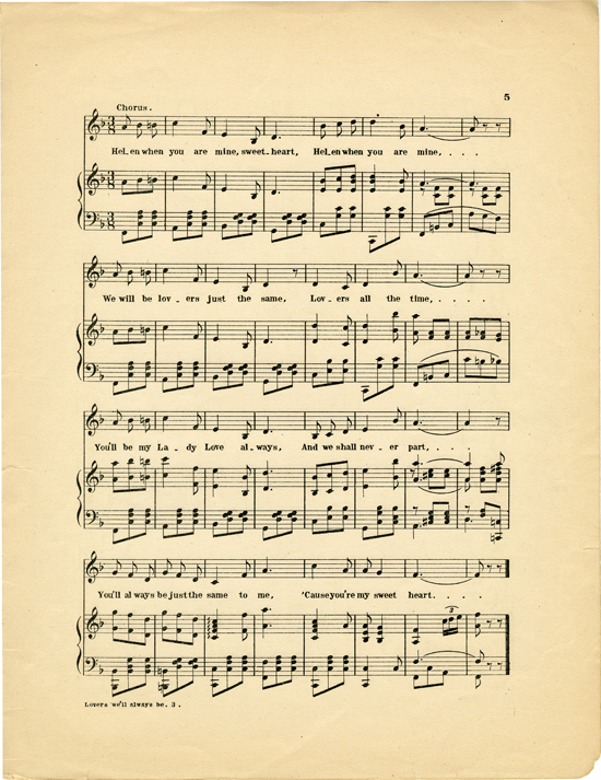 Page 5 of  Lovers we'll always be