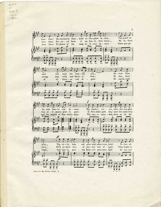 Page 3 of  America, my native land