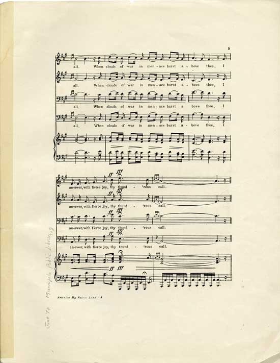 Page 5 of  America, my native land