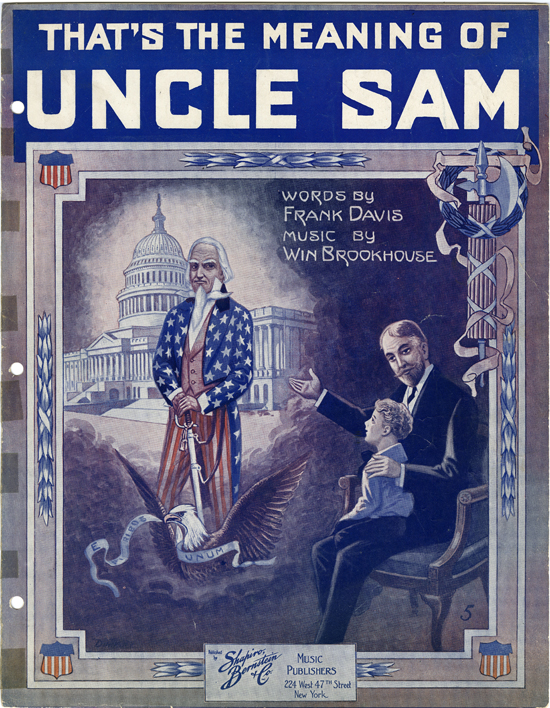 Cover page of  That's the meaning of Uncle Sam