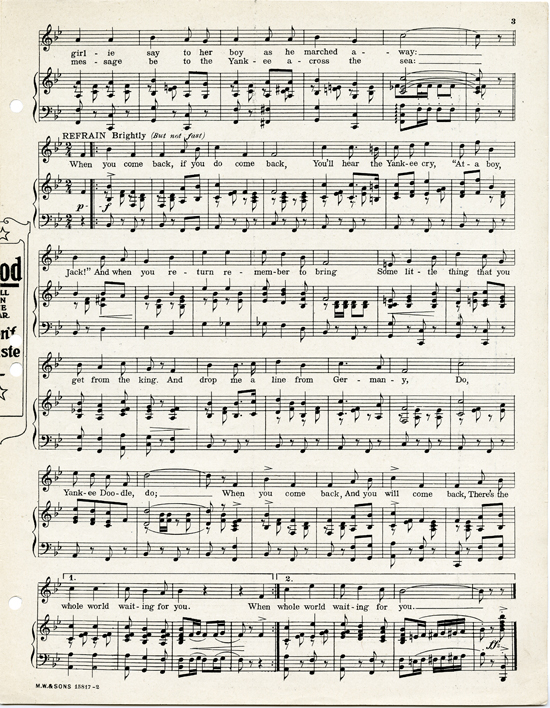 page 3 of  When you come back : and you will come back, there's a whole world waiting for you