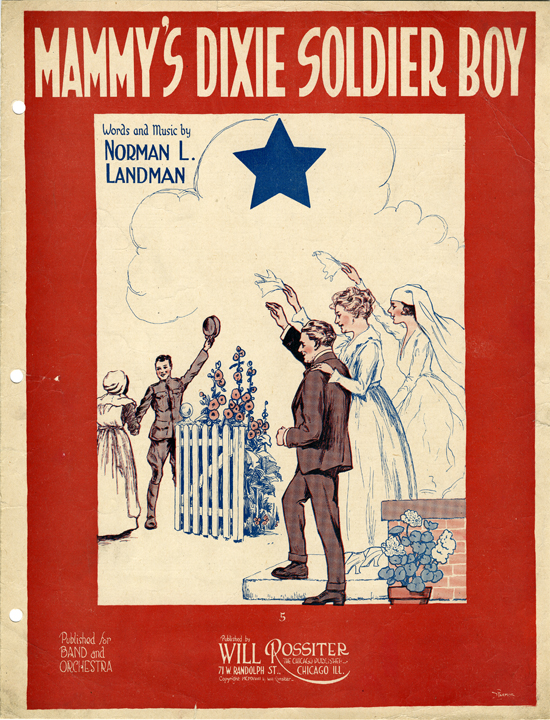 Cover page of  Mammy's Dixie soldier boy