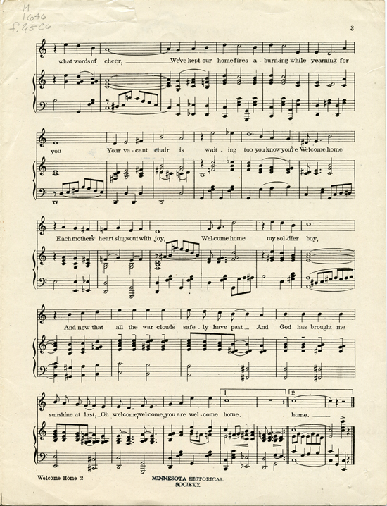 page 3 of  Welcome home