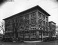 Exterior of Buzza Company general offices, circa 1920