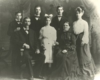 Andrew Johnson and family