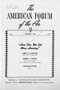 How Can We Get More Housing, American Forum of the Air, December 14, 1948