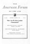 American Forum of the Air (radio), Washington, D.C.: Combating Communism, August 19, 1950
