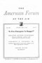 American Forum of the Air (radio, TV), Washington, D.C., May 3, 1953