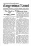 The Need for Wilderness Areas, U.S. Senate floor, February 29, 1956