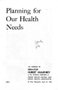 Group Health Annual Meeting, St. Paul (press release and text), April 14, 1956