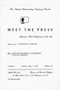 Meet the Press, NBC-TV, April 2