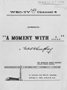 A Moment with Hubert H. Humphrey, NBC-TV (transcript), February 9