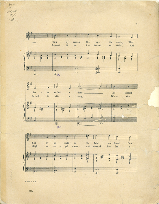 Page 3 of  Pretty bunch of doll rags : red-white-green-and blue waltz song