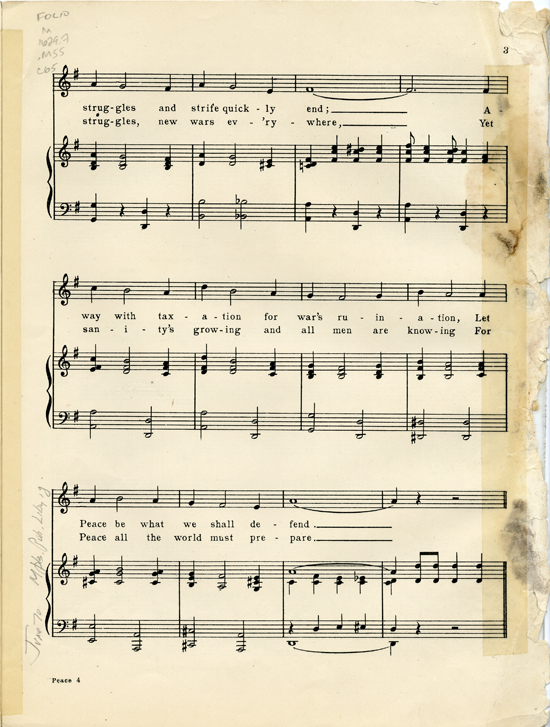 Page 3 of Peace : fox trot song